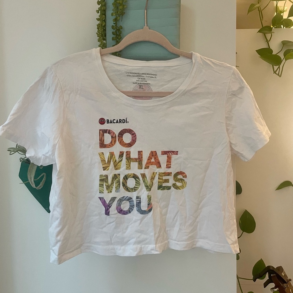 Bacardi Crop Top Tee (X2)